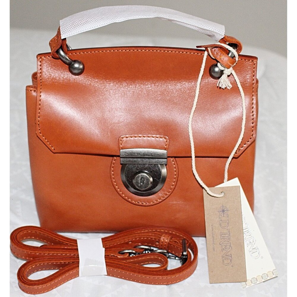 New w/ Tags Old Trend Cypress Crossbody in Cognac (Brown-Orange)